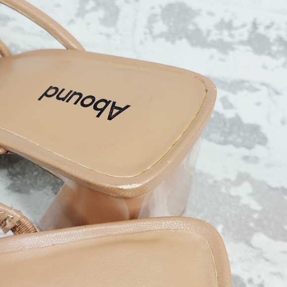 New Abound Austyn Brown Tubular Strap Block Heel Sandals H266 - Picture 11 of 12